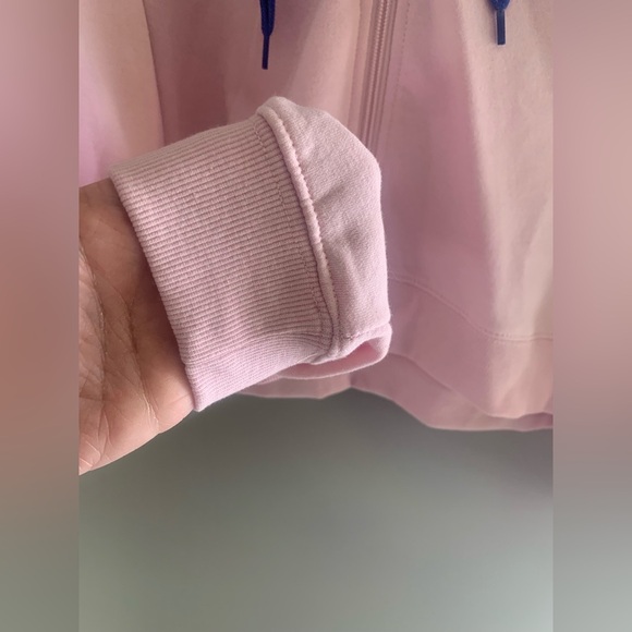 Womens Hello Kitty Pink Long Sleeve Hooded Full Zip Cropped Casual Jacket M - Picture 6 of 9